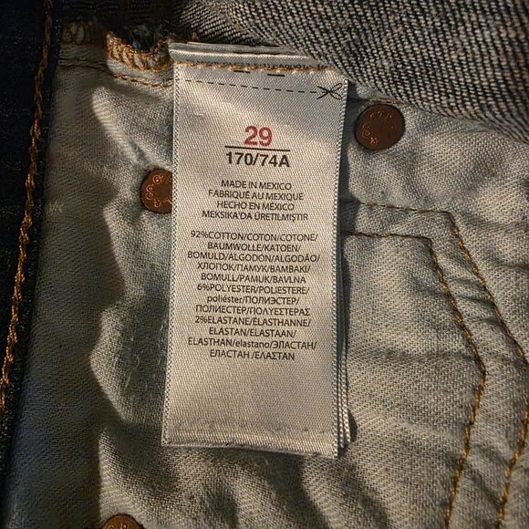 POLO RALPH LAUREN Jeans Women's Size 29 Stretch Dark Wash Tompkins Skinny - Picture 5 of 7